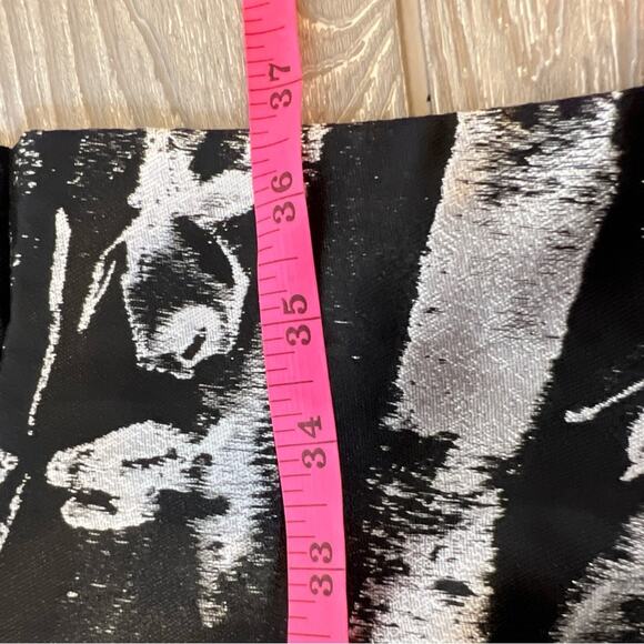 Carmen Marc Volvo abstract floral mini dress sz 4 - Picture 5 of 8